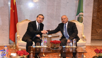 أمين عام جامعة الدول العربية ووزير الخارجية الصيني