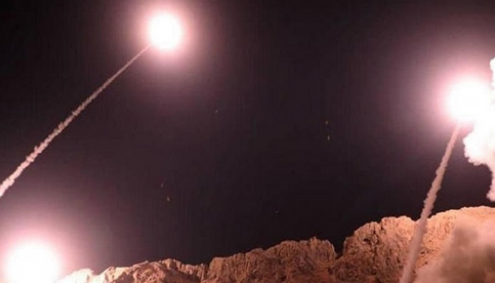 صواريخ إيرانية استهدفت القاعدة العراقية
