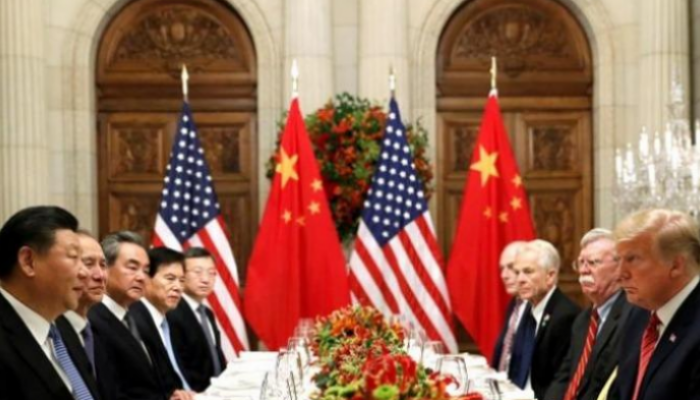 جانب من محادثات التجارة بين واشنطن وبكين- أرشيفية