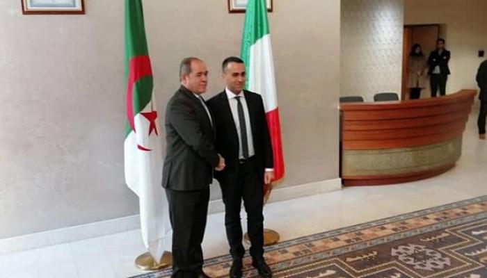 وزيرا خارجية الجزائر وإيطاليا
