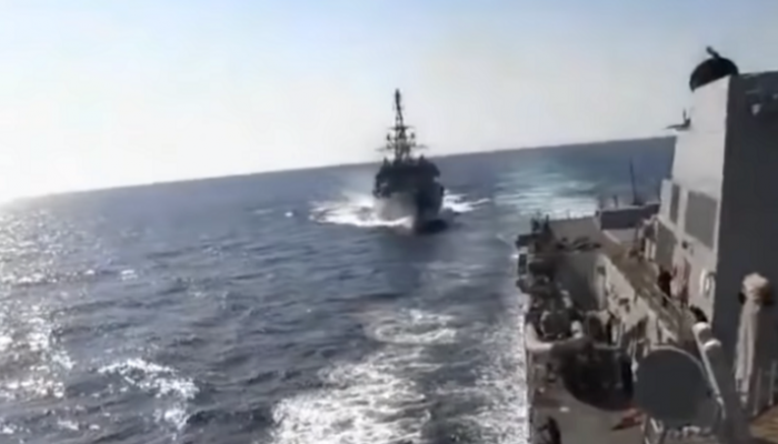 صورة من تسجيل للحادثة نشره البنتاجون