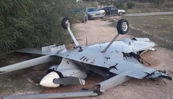 طائرة مسيرة تركية أسقطتها قوات الجيش الليبي- أرشيفية