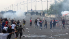 إصابة 4 عراقيين في اشتباكات قرب ساحة التظاهر بالناصرية