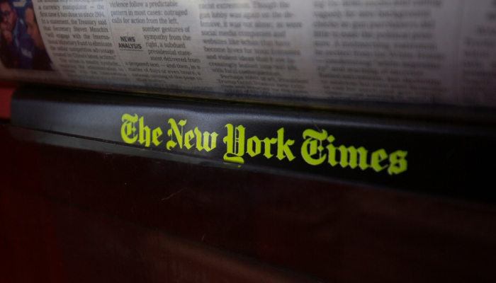 عدد مشتركي النسخة الرقمية من "نيويورك تايمز" زاد في 2019