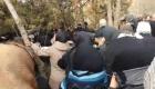 تظاهرات علیه خامنه‌ای در سنندج در مراسم خاکسپاری قربانیان هواپیما