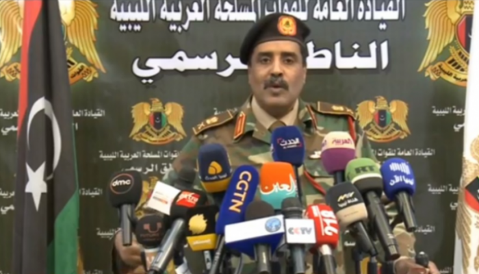 اللواء أحمد المسماري المتحدث باسم الجيش الليبي