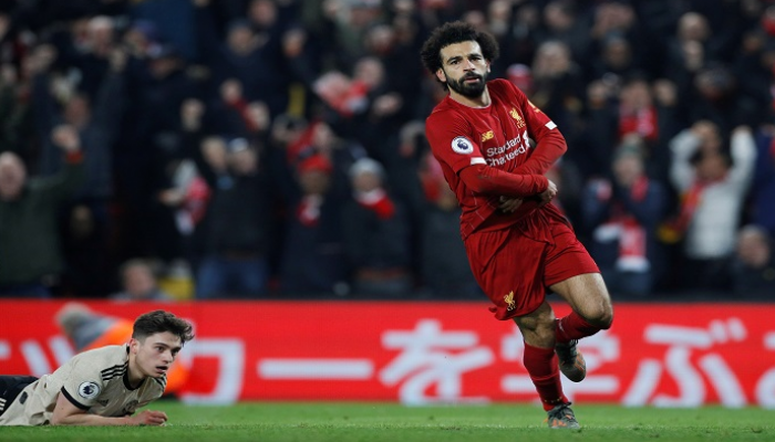 محمد صلاح من فوز ليفربول على يونايتد