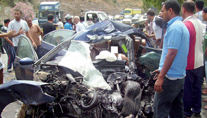 الحادث نجم عن اصطدام حافلتين - أرشيفية