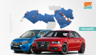 مبيعات السيارات بالشرق الأوسط تسجل أفضل نمو بالعالم
