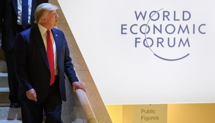 الرئيس الأمريكي دونالد ترامب في منتدى دافوس
