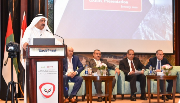 جمال الجروان بكلمته بمؤتمر "فرص التجارة والاستثمار بين مصر والإمارات"