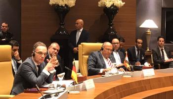 وزير خارجية ألمانيا خلال المؤتمر