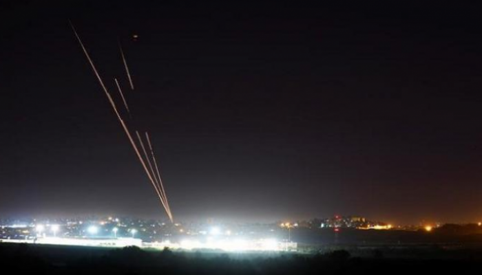 رشقات صاروخية من قطاع غزة باتجاه إسرائيل- أرشيفية