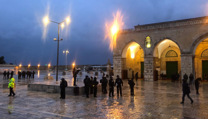 اقتحام قوات الاحتلال الإسرائيلي المسجد الأقصى