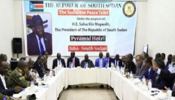 فرقاء السودان خلال جلسة مفاوضات - أرشيفية