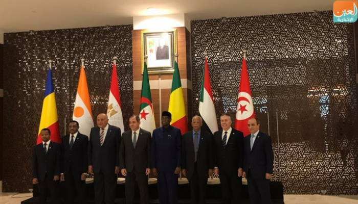 اجتماع دول الجوار الليبي في الجزائر