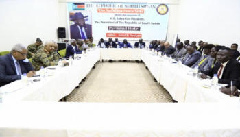 جانب من مفاوضات سلام السودان بجوبا- أرشيفية