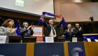 Brexit: Les députés britanniques assistent leur dernière séance au parlement européen