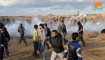 مواجهات سابقة خلال مسيرات العودة بغزة- أرشيفية