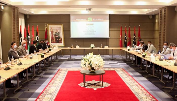 المشاركون بالحوار الليبي في المغرب