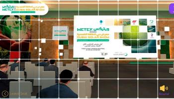 جانب من المؤتمر الصحفي الافتراضي لـ"ويتيكس ودبي للطاقة الشمسية 2020"