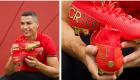 بالصور.. رونالدو يستعرض حذاء "المئوية" قبل ظهوره أمام فرنسا