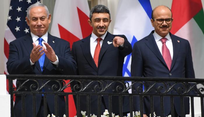 جانب من توقيع معاهدة السلام في البيت الأبيض