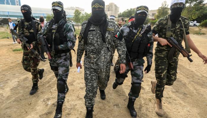 عناصر من سرايا القدس بحركة الجهاد الفلسطينية