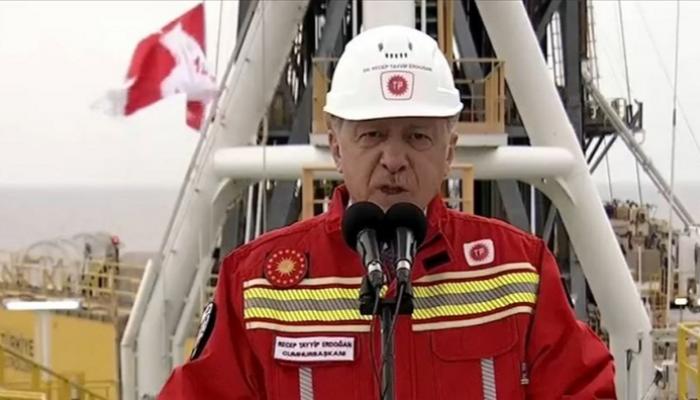 أردوغان يعلن الاكتشاف المزعوم على متن سفينة التنقيب