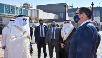  وزير الخزانة الأمريكي ستيفن مونشن خلال زيارته البحرين 