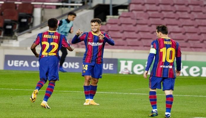 من فوز برشلونة على فرينكفاروزي