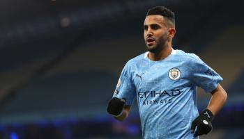 رياض محرز لاعب مانشستر سيتي الإنجليزي
