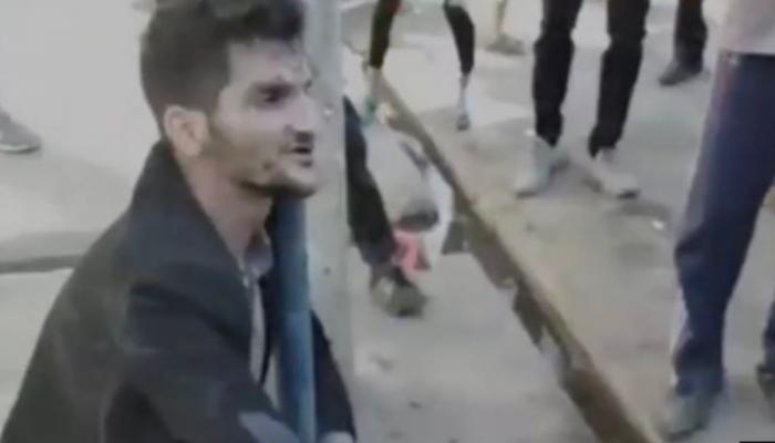 جانب من الفيديو المتداول لتعذيب شاب إيراني