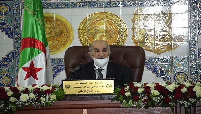 الرئيس الجزائري عبد المجيد تبون