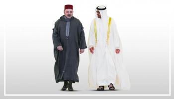 الشيخ محمد بن زايد آل نهيان وملك المغرب
