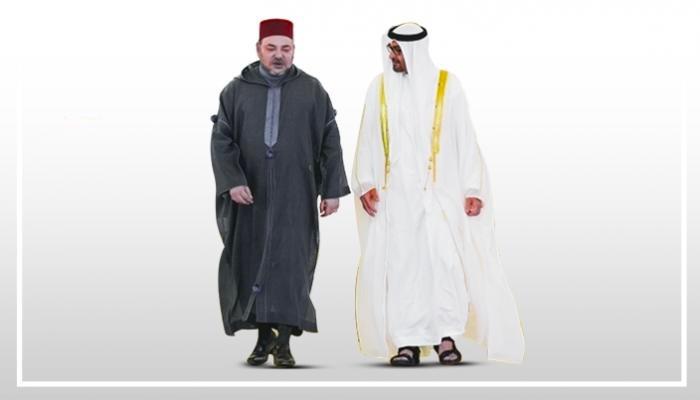 الشيخ محمد بن زايد آل نهيان وملك المغرب