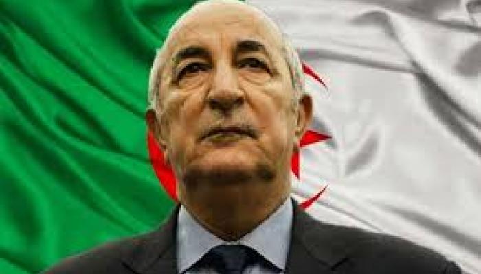 الرئيس الجزائري عبد المجيد تبون