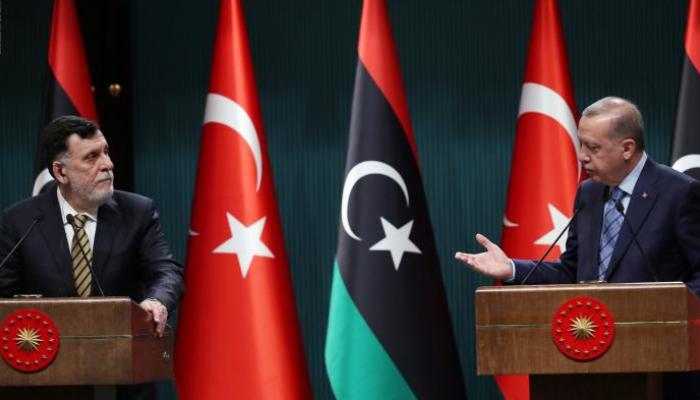 أحد لقاءات أردوغان والسراج - أرشيفية