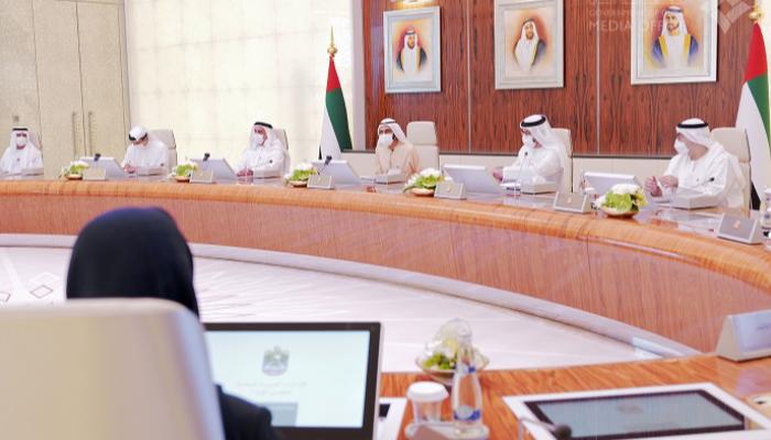 جانب من اجتماع مجلس الوزراء الإماراتي