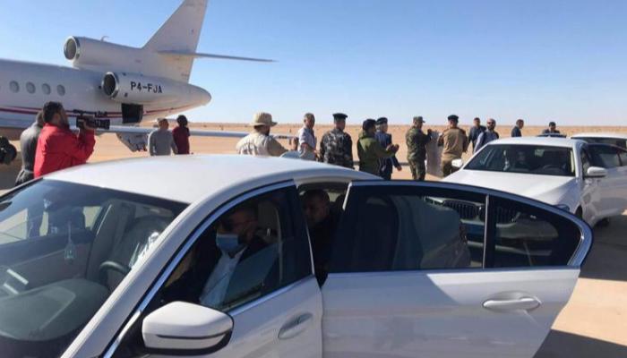 وفد القيادة العامة للجيش الليبي يصل غدامس