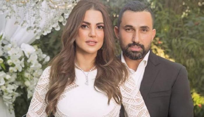درة وزوجها المهندس المصري هاني سعد