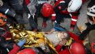 بالصور.. إنقاذ طفلة تركية بعد 91 ساعة تحت الأنقاض