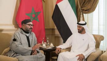 الشيخ محمد بن زايد آل نهيان والملك محمد السادس 