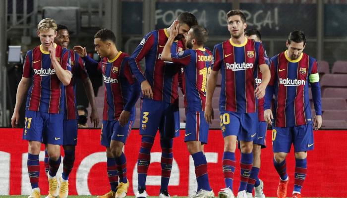 احتفال برشلونة