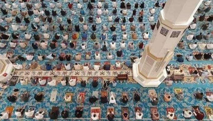 أول صلاة جمعة بمسجد الجزائر الأعظم