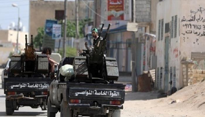 آليات وعناصر تابعة لمليشيا النواصي في طرابلس- أرشيفية