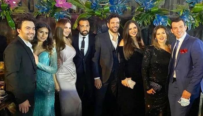 فنانون شاركوا في حفل زفاف هنادى مهنا وأحمد خالد صالح