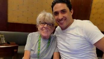 محمد المحمدي وزوجته آريس جونز