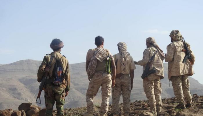 قوات من الجيش اليمني غرب مأرب