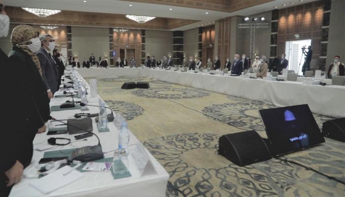 جانب ملتقى الحوار السياسي الليبي في تونس